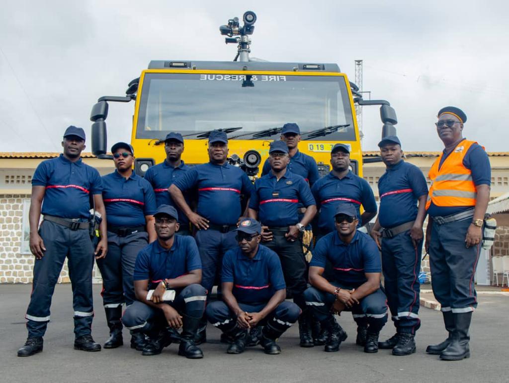 Nouveau véhicule de sécurité incendie de l’aéroport de Bouaké