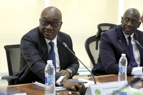 General view during a meeting with CAF and COCAN (LOC) in the preparations of AFCON 2023 in Côte d'Ivoire held at CAF Headquarters in Cairo, Egypt on 01 November 2022 © BackpagePix