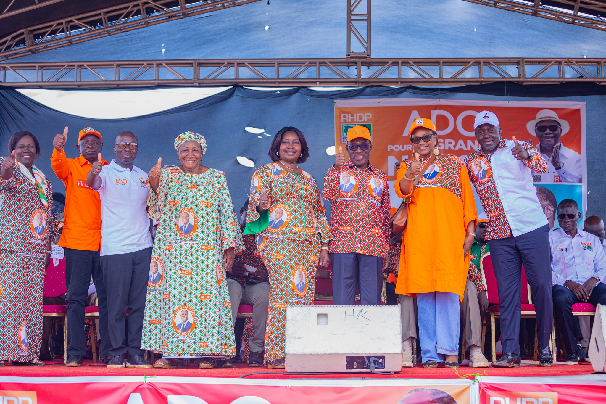 Lancement de la campagne du RHDP à Grand-Bassam